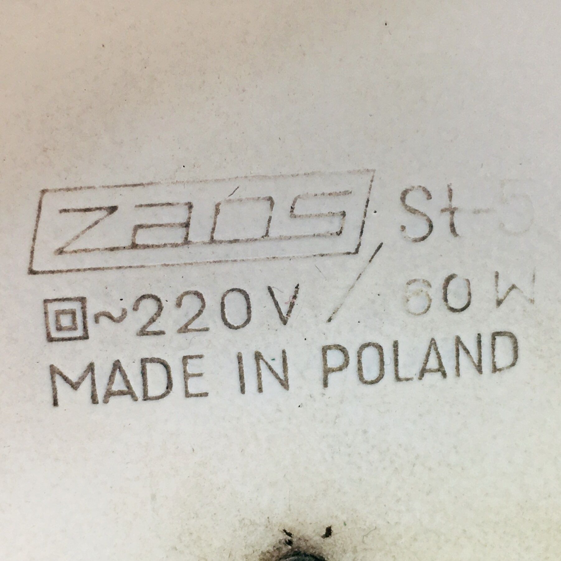 Vintage Table Lamp Model St 5 By Zaos, Poland, 1970s