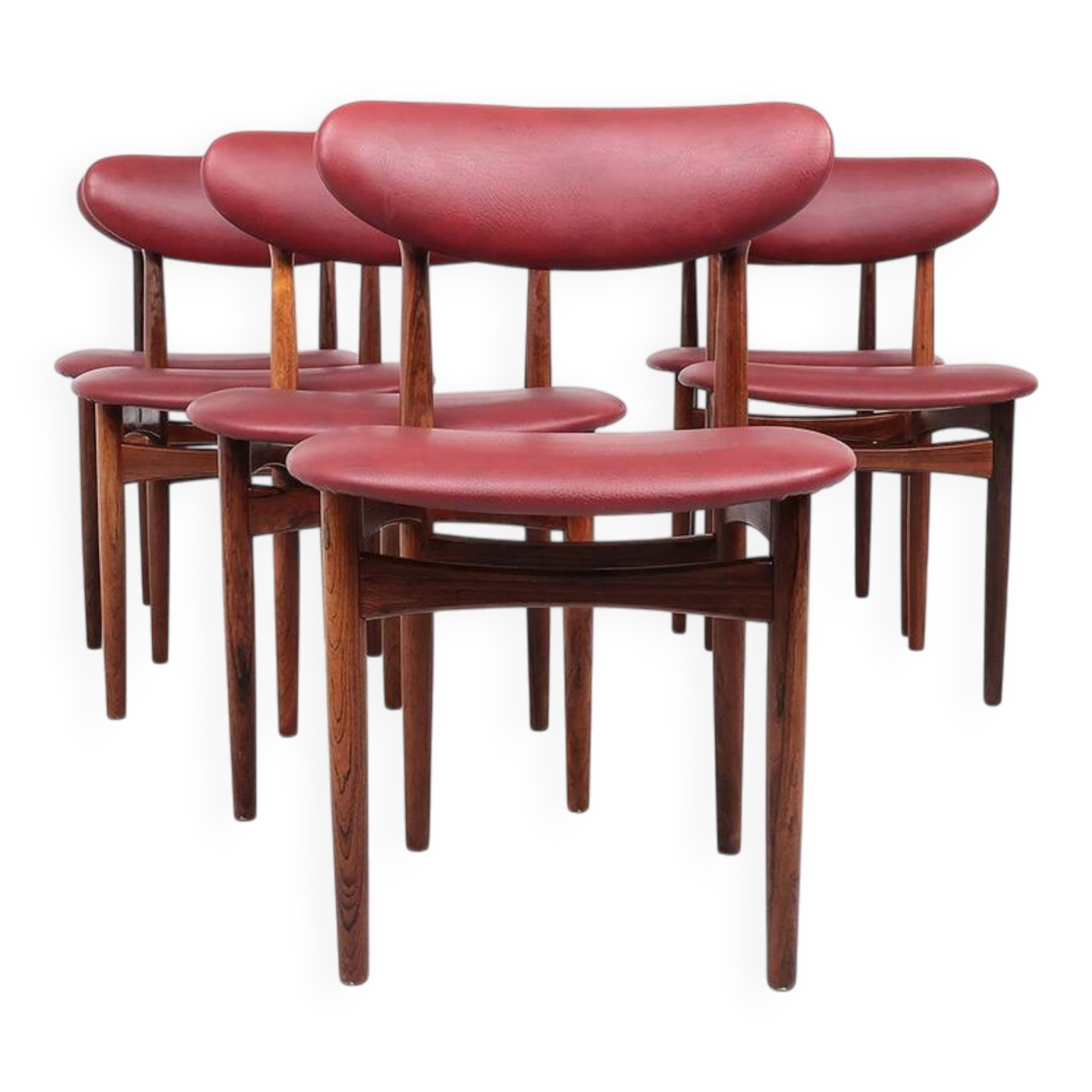 Danish design dining chairs by Scantic Mobelvaerk, 1960s