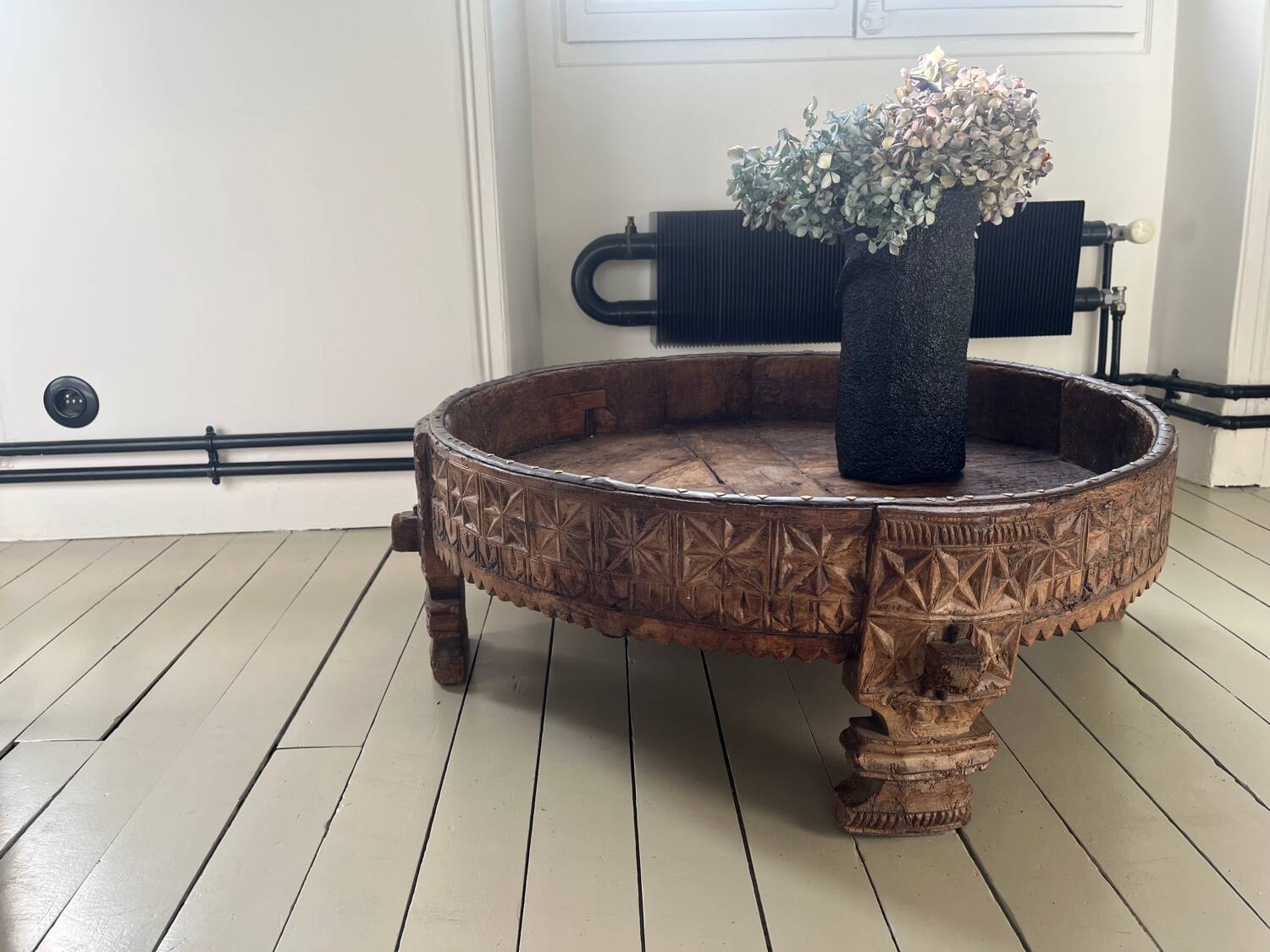 Table basse indienne origine Rajasthan