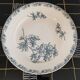 Old round ceramic dish from Sarreguemines Flore model