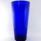 Czech cobalt blue parquet vase 1950-1960