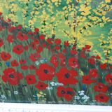 Table "poppies" 135x66
