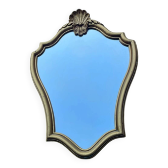 Golden shell mirror