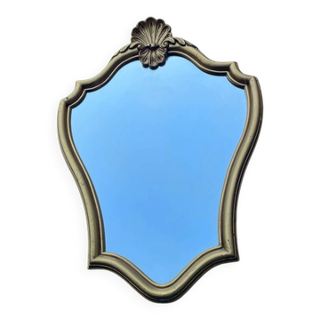 Golden shell mirror