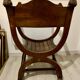 Renaissance-style Dagobert armchair in wood