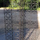 Wrought iron screen 3 leaves