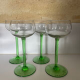 4 white wine glasses from Alsace Heim