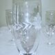 5 flûtes à champagne en cristal