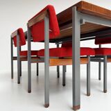Set of 4 Pali dining chairs by Louis van Teeffelen, 1960s
