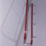 Wall coat rack aluminum 1970