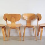 set x4 dining chairs Pastoe SB02