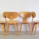 set x4 dining chairs Pastoe SB02