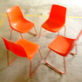 4 chairs year 70s