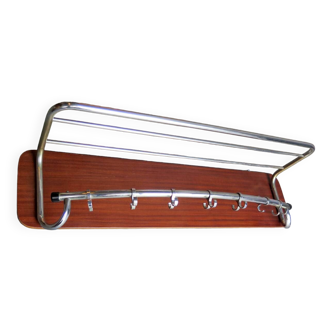 Porte manteau en métal plaqué chrome, 1960s