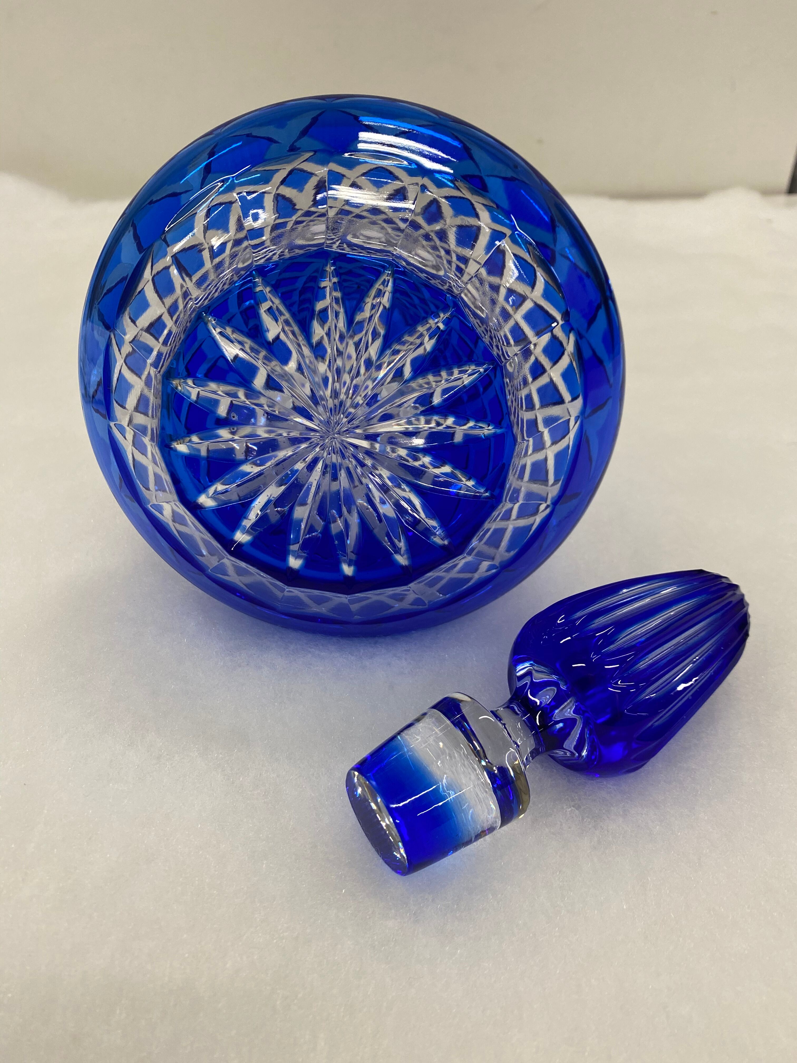 Bohemian crystal carafe