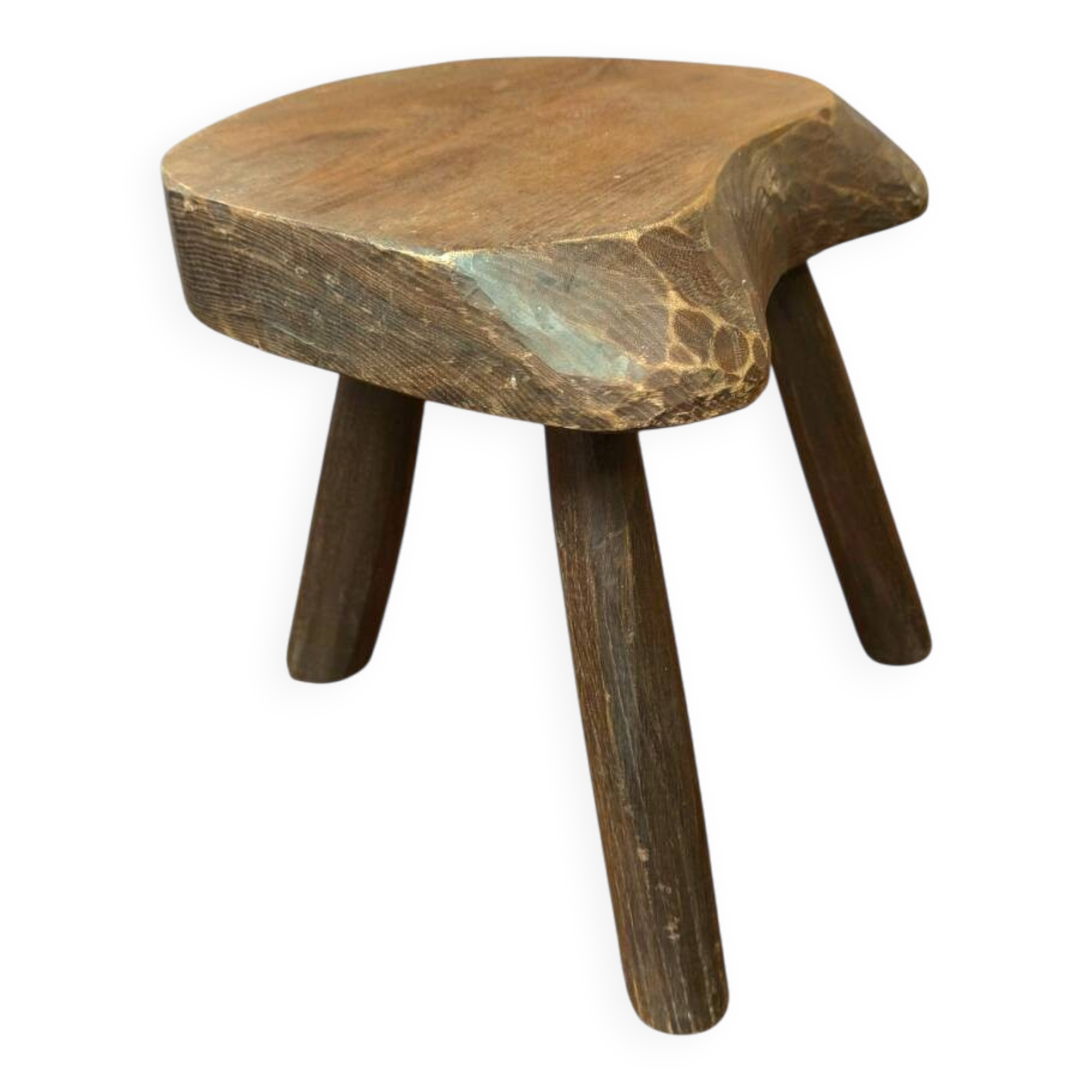 Wooden tripod stool