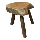 Wooden tripod stool