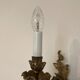 Wall lamp in gilded bronze style Louis XV rocaille with 2 branches