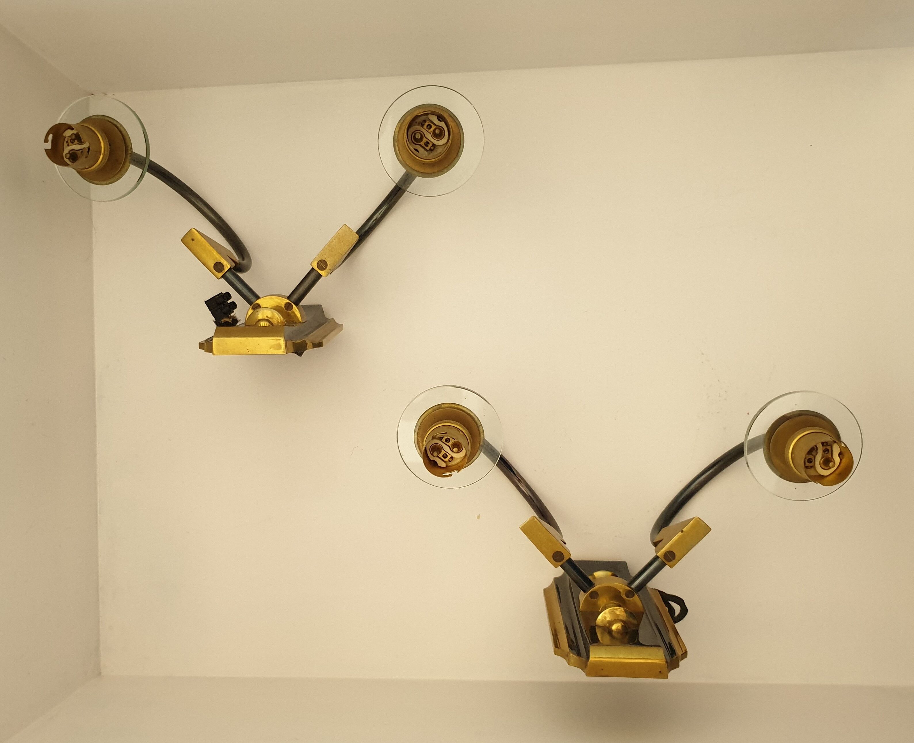 Pair of 40's wall light