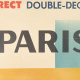 Paris, Pan Am Airways Travel Poster, 93 x 123 cm