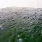 Translucent bottle green acrylic base