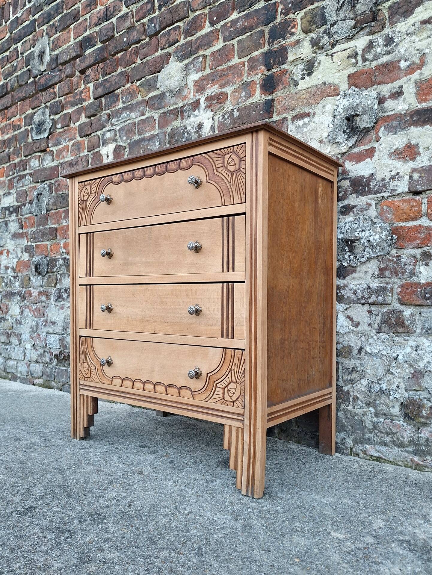 Commode art déco, meuble ancien vintage