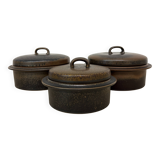 Set of 3 Arabia Ruska serving bowls , 1970s Finland