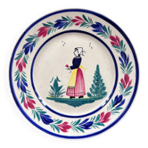 Old HB Quimper plate