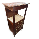 Mahogany barber's dresser