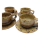 4 stoneware cups by Charles Gaudry