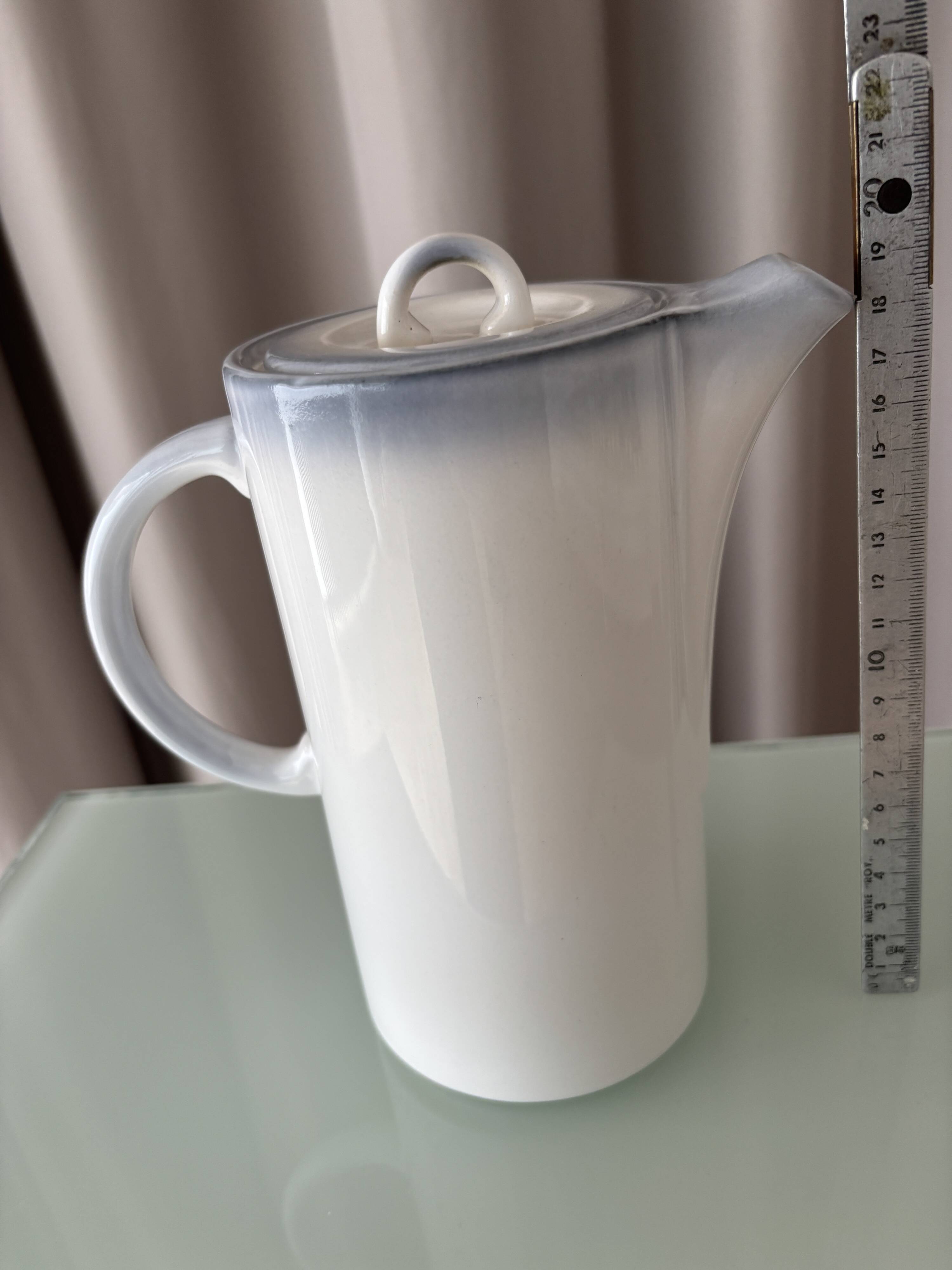 Cafetière / théière vintage Salins-les-Bains – céramique française