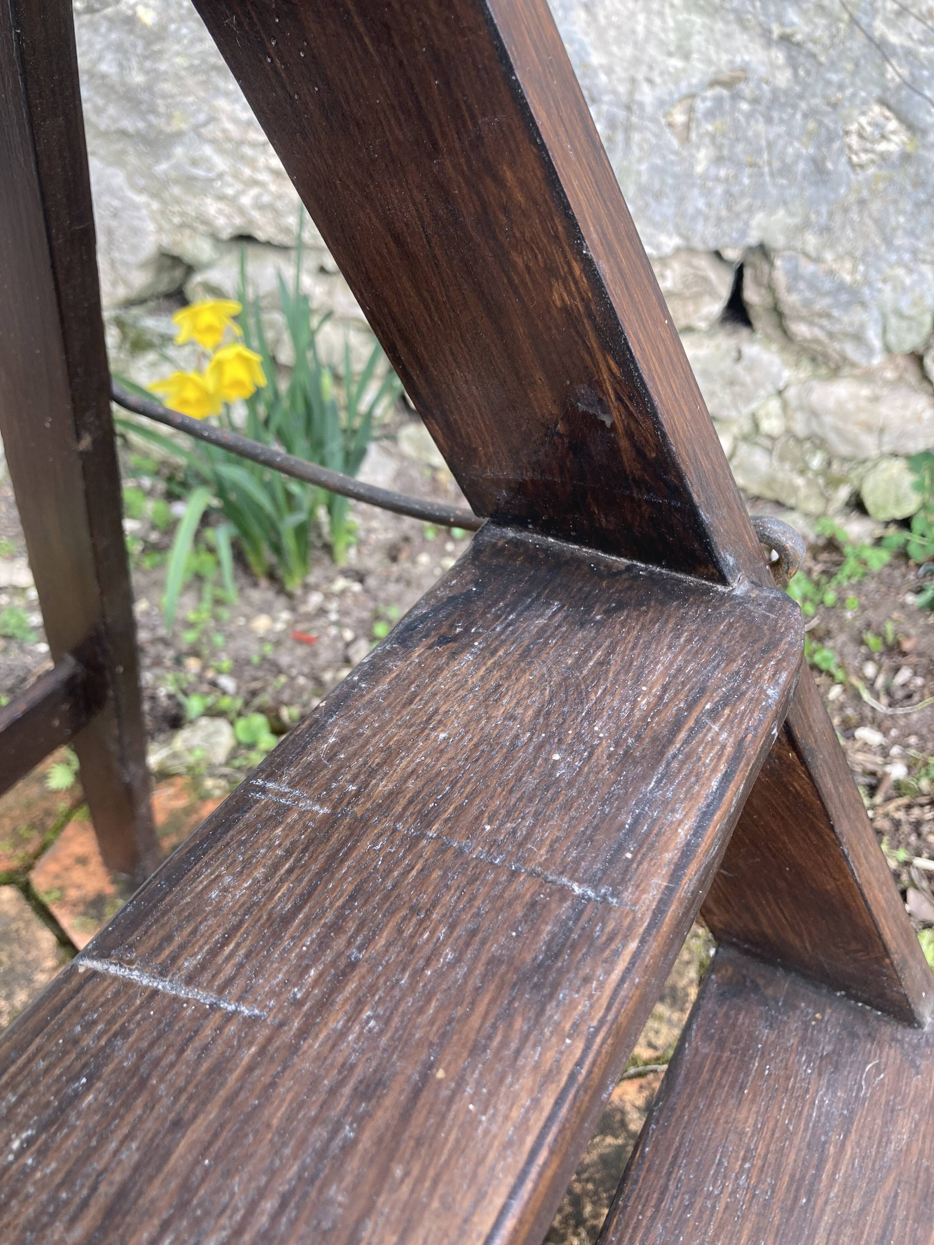 Small vintage stepladder