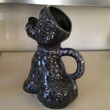 Zoomorphic ceramic water pot canishe dog