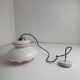 Vintage opaline suspension light from the 1970s
