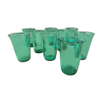 Lesieur oil advertising glasses