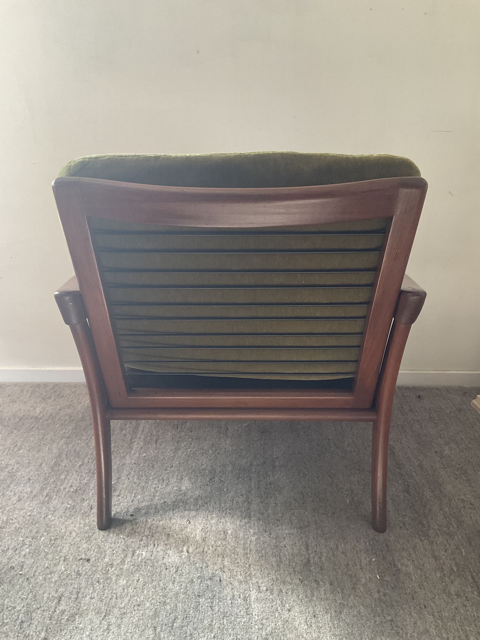 Pair of Scandinavian armchairs De Ster Gelderland in teak 60s