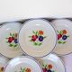 6 vintage dinner plates from the Badonviller factory