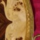 round service tray in Italian marquetry