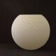 French vintage white Clichy glass ball-shaped replacement shade for lamps.