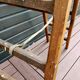 Old wooden painter's step ladder.