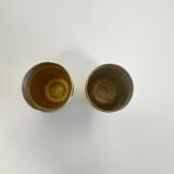 Set of 2 baptismal timpani in silver metal