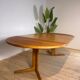Round dining table in teak by Skovby Møbelfabrik, 1960s