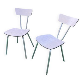 2 Formica chairs from the 50s/60s