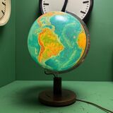 Lampe globe en verre Duo Welt Im Raum vintage des années 1980.