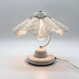 Pair of table lamps with pleated shades – 1980s