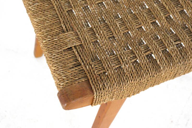 Footstool in the style of Audoux Minet | mid century modern vintage design
