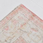 6x9 Turkish Soft Pink Bordered Vintage Rug, 191x282Cm