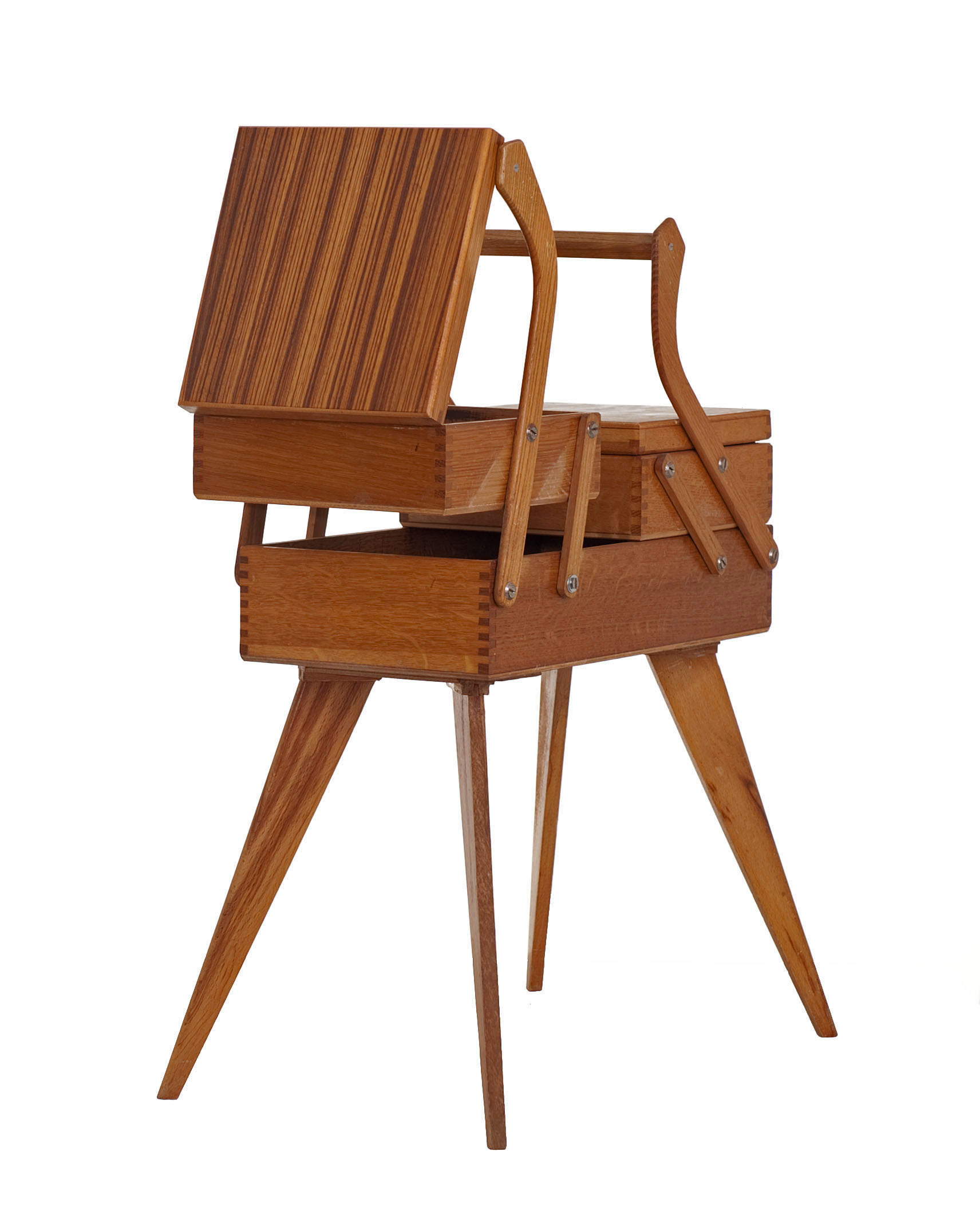 Vintage sewing basket