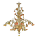 Artistic Venetian “Sunflowers” Murano Glass Chandelier