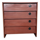 Armoire / meuble à chaussure vintage en teck